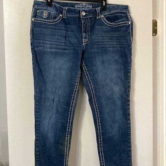 Paisley Sky Jeans Size 8 